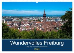 Wundervolles Freiburg (Wandkalender 2024 DIN A2 quer), CALVENDO Monatskalender von Voigt,  Tanja