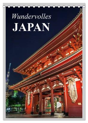 Wundervolles Japan (Tischkalender 2024 DIN A5 hoch), CALVENDO Monatskalender von Stanzer,  Elisabeth