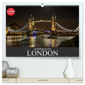 Wundervolles London (hochwertiger Premium Wandkalender 2024 DIN A2 quer), Kunstdruck in Hochglanz von Meutzner,  Dirk