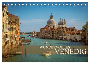 Wundervolles Venedig (Tischkalender 2024 DIN A5 quer), CALVENDO Monatskalender von Meutzner,  Dirk