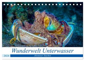 Wunderwelt Unterwasser (Tischkalender 2024 DIN A5 quer), CALVENDO Monatskalender von Gödecke,  Dieter