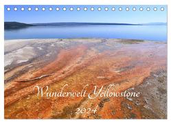 Wunderwelt Yellowstone 2024 (Tischkalender 2024 DIN A5 quer), CALVENDO Monatskalender von Anders,  Holm