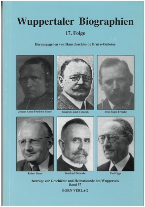 Wuppertaler Biographien von Bettecken,  Wilhelm, Bruyn-Ouboter,  Hans J de, Keyl,  Werner, Metchies,  Michael