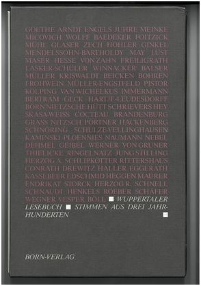 Wuppertaler Lesebuch von Schnöring,  Kurt