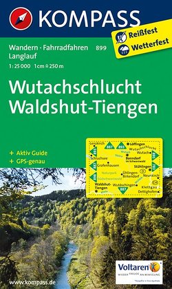 KOMPASS Wanderkarte Wutachschlucht – Waldshut – Tiengen von KOMPASS-Karten GmbH