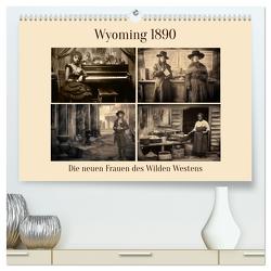 Wyoming 1890 (hochwertiger Premium Wandkalender 2024 DIN A2 quer), Kunstdruck in Hochglanz von Ola Feix,  Eva