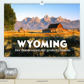 Wyoming – Der Bundesstaat der großen Ebenen. (Premium, hochwertiger DIN A2 Wandkalender 2023, Kunstdruck in Hochglanz) von SF