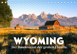 Wyoming – Der Bundesstaat der großen Ebenen. (Tischkalender 2023 DIN A5 quer) von SF