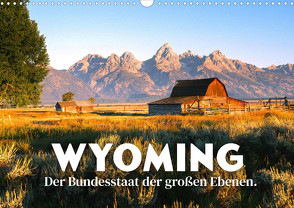 Wyoming – Der Bundesstaat der großen Ebenen. (Wandkalender 2023 DIN A3 quer) von SF