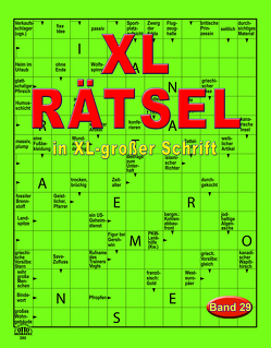 XL-Rätsel-Heft in grosser Schrift 2 Hefte a 128 Seiten