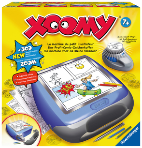 Ravensburger Xoomy 18111 – Comics zeichnen lernen, Zeichnen und Malen für Kinder ab 7 Jahren, Zeichenset mit über 300 Motiven im praktischen Zeichenkoffer