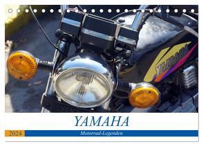 YAMAHA – Motorrad-Legenden (Tischkalender 2024 DIN A5 quer), CALVENDO Monatskalender von von Loewis of Menar,  Henning