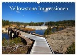 Yellowstone Impressionen (Wandkalender 2024 DIN A3 quer), CALVENDO Monatskalender von Gernhoefer,  U.