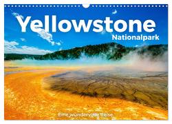 Yellowstone Nationalpark – Eine wundervolle Reise. (Wandkalender 2024 DIN A3 quer), CALVENDO Monatskalender von Scott,  M.