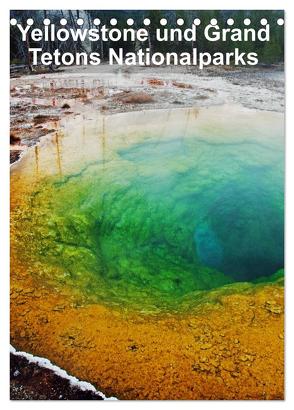Yellowstone und Grand Tetons Nationalparks (Tischkalender 2024 DIN A5 hoch), CALVENDO Monatskalender von Enders,  Borg