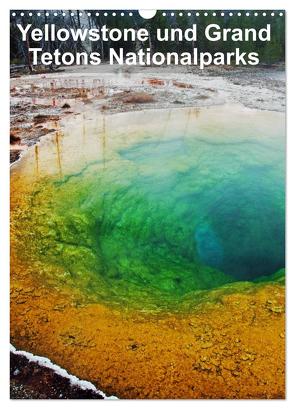 Yellowstone und Grand Tetons Nationalparks (Wandkalender 2024 DIN A3 hoch), CALVENDO Monatskalender von Enders,  Borg