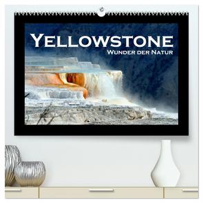Yellowstone – Wunder der Natur (hochwertiger Premium Wandkalender 2024 DIN A2 quer), Kunstdruck in Hochglanz von Styppa,  Robert