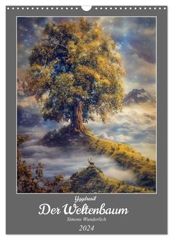 Yggdrasil – Der Baum des Lebens (Wandkalender 2024 DIN A3 hoch), CALVENDO Monatskalender von Wunderlich,  Simone