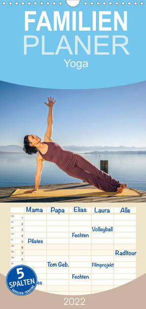 Familienplaner Yoga (Wandkalender 2022 , 21 cm x 45 cm, hoch) von Gann (magann),  Markus