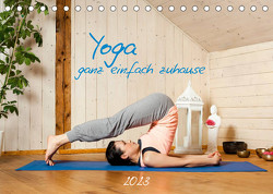 Yoga – ganz einfach zuhause (Tischkalender 2023 DIN A5 quer) von Gann (magann),  Markus