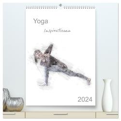 Yoga Inspirationen – Familienplaner (hochwertiger Premium Wandkalender 2024 DIN A2 hoch), Kunstdruck in Hochglanz von Thiel,  Isabella