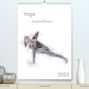 Yoga Inspirationen – Familienplaner (Premium, hochwertiger DIN A2 Wandkalender 2023, Kunstdruck in Hochglanz) von Thiel,  Isabella