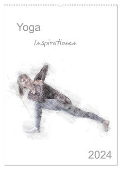 Yoga Inspirationen – Familienplaner (Wandkalender 2024 DIN A2 hoch), CALVENDO Monatskalender von Thiel,  Isabella