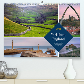 Yorkshire, England: Romantik zwischen Hochmooren und wilder Küste (Premium, hochwertiger DIN A2 Wandkalender 2024, Kunstdruck in Hochglanz) von Kruse,  Joana