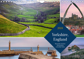 Yorkshire, England: Romantik zwischen Hochmooren und wilder Küste (Wandkalender 2024 DIN A4 quer) von Kruse,  Joana