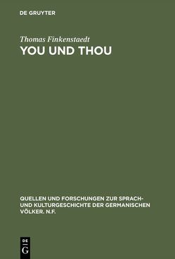 You und thou von Finkenstaedt,  Thomas