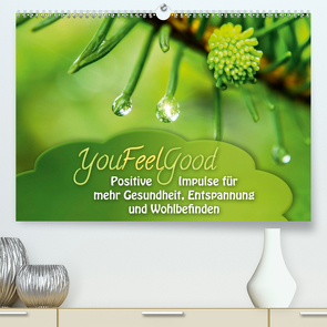 YouFeelGood – Positive Impulse für mehr Gesundheit, Entspannung und Wohlbefinden (Premium, hochwertiger DIN A2 Wandkalender 2021, Kunstdruck in Hochglanz) von Shayana Hoffmann,  Gaby