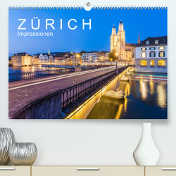 Z Ü R I C H Impressionen (Premium, hochwertiger DIN A2 Wandkalender 2023, Kunstdruck in Hochglanz) von Dieterich,  Werner
