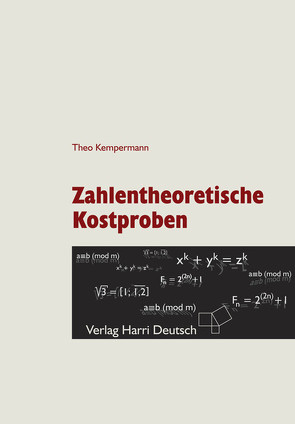 Zahlentheoretische Kostproben von Kempermann,  Theo
