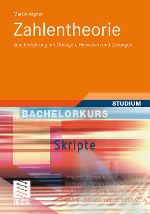 Zahlentheorie von Aigner,  Martin