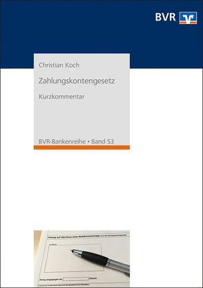 Zahlungskontengesetz von Koch,  Christian
