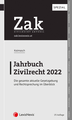Zak Jahrbuch Zivilrecht 2022 von Kolmasch,  Wolfgang