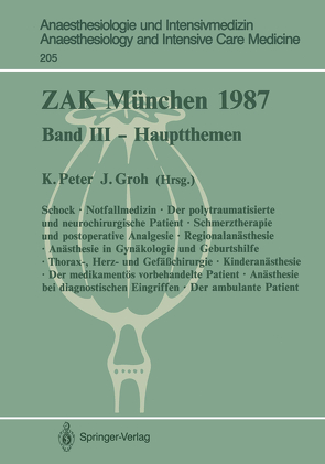 ZAK München 1987 von Groh,  J., Peter,  K.