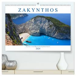 Zakynthos 2024 (hochwertiger Premium Wandkalender 2024 DIN A2 quer), Kunstdruck in Hochglanz von Schnittert,  Bettina