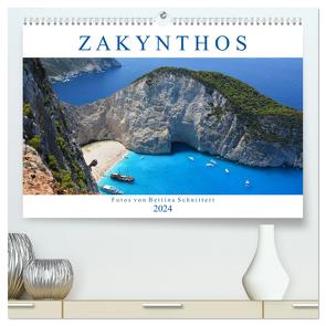 Zakynthos 2024 (hochwertiger Premium Wandkalender 2024 DIN A2 quer), Kunstdruck in Hochglanz von Schnittert,  Bettina