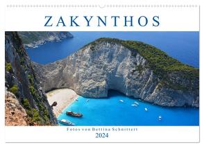 Zakynthos 2024 (Wandkalender 2024 DIN A2 quer), CALVENDO Monatskalender von Schnittert,  Bettina
