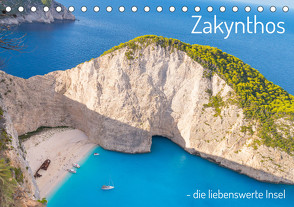 Zakynthos – die liebenswerte Insel (Tischkalender 2023 DIN A5 quer) von O. Schüller und Elke Schüller,  Stefan
