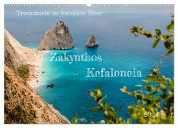 Zakynthos und Kefalonia Trauminseln im Ionischen Meer (Wandkalender 2024 DIN A2 quer), CALVENDO Monatskalender von Hans Steffl,  Mike