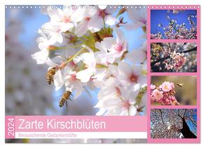 Zarte Kirschblüten – Berauschende Gedankendüfte (Wandkalender 2024 DIN A3 quer), CALVENDO Monatskalender von Hackstein,  Bettina