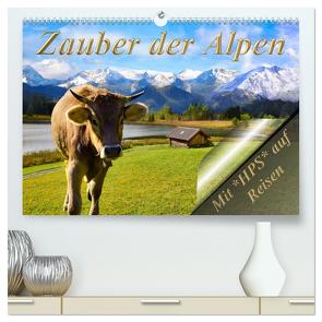 Zauber der Alpen (hochwertiger Premium Wandkalender 2024 DIN A2 quer), Kunstdruck in Hochglanz von Schwerin,  Heinz-Peter