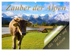 Zauber der Alpen (Wandkalender 2024 DIN A2 quer), CALVENDO Monatskalender von Schwerin,  Heinz-Peter
