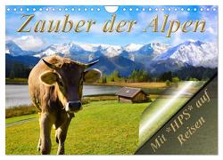 Zauber der Alpen (Wandkalender 2024 DIN A4 quer), CALVENDO Monatskalender von Schwerin,  Heinz-Peter