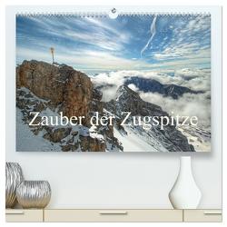 Zauber der Zugspitze (hochwertiger Premium Wandkalender 2024 DIN A2 quer), Kunstdruck in Hochglanz von Wirges,  Christine