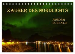 Zauber des Nordlichts – Aurora borealis (Tischkalender 2024 DIN A5 quer), CALVENDO Monatskalender von GUGIGEI,  GUGIGEI