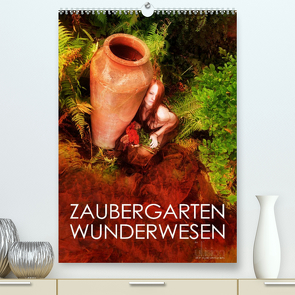 ZAUBERGARTEN WUNDERWESEN (Premium, hochwertiger DIN A2 Wandkalender 2023, Kunstdruck in Hochglanz) von Allgaier (ullision),  Ulrich
