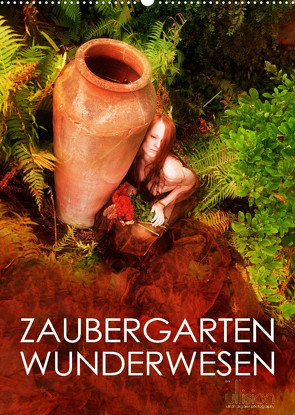 ZAUBERGARTEN WUNDERWESEN (Wandkalender 2023 DIN A2 hoch) von Allgaier (ullision),  Ulrich